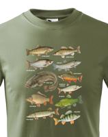 Dětské tričko s rybami