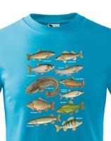 Dětské tričko s rybami