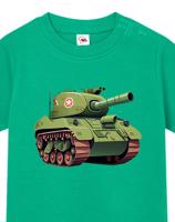 Dětské tričko s tankem - krásný barevný motiv s plnými barvami