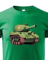 Dětské tričko s tankem - krásný barevný motiv s plnými barvami