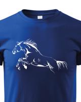 Dětské tričko s úžasným potiskem koně - skvělý dárek na narozeniny