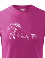 Dětské tričko s úžasným potiskem koně - skvělý dárek na narozeniny