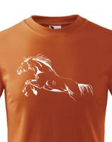 Dětské tričko s úžasným potiskem koně - skvělý dárek na narozeniny