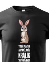 Dětské tričko s vtipným potiskem Králík - pro majitele králíků