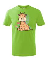Dětské tričko s žirafou - skvělý dárek pro milovníky zvířat