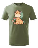 Dětské tričko s žirafou - skvělý dárek pro milovníky zvířat