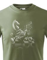 Dětské tričko šachy -  skvělý dárek pro milovníky této hry