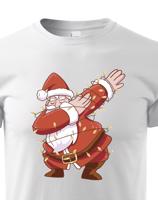 Dětské tričko Santa a světélka - vánoční tričko