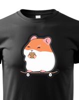 Dětské tričko se skateboardem - Hamster