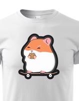 Dětské tričko se skateboardem - Hamster