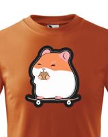 Dětské tričko se skateboardem - Hamster