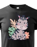 Dětské tričko se zebrou - tričko pro milovníky zvířat