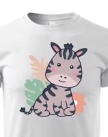 Dětské tričko se zebrou - tričko pro milovníky zvířat