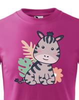 Dětské tričko se zebrou - tričko pro milovníky zvířat