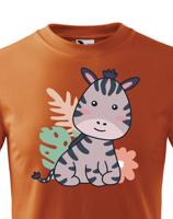 Dětské tričko se zebrou - tričko pro milovníky zvířat