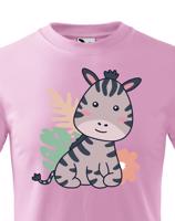 Dětské tričko se zebrou - tričko pro milovníky zvířat