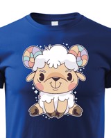 Dětské tričko se zvířecím motivem - Beránek - dárek na narozeniny