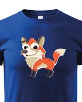 Dětské tričko se zvířecím motivem - Liška - dárek na narozeniny