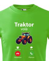 Dětské tričko Traktor volá