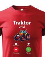 Dětské tričko Traktor volá