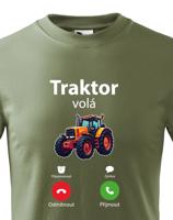 Dětské tričko Traktor volá