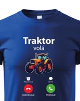 Dětské tričko Traktor volá