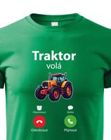 Dětské tričko Traktor volá