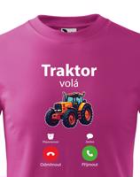 Dětské tričko Traktor volá