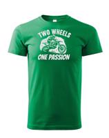 Dětské tričko Two wheels one passion  - tričko pro milovníky motokrosu