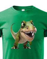 Dětské tričko Tyrannosaurus-rex - krásný barevný motiv s plnými barvami