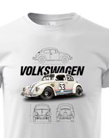 Dětské tričko Volkswagen Beetle 53 - kvalitní tisk a rychlé dodání