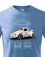 Dětské tričko Volkswagen Beetle 53 - kvalitní tisk a rychlé dodání