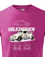 Dětské tričko Volkswagen Beetle 53 - kvalitní tisk a rychlé dodání