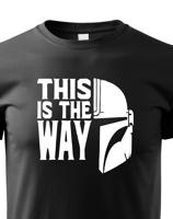 Dětské tričko ze seriálu Mandalorian - This is The Way