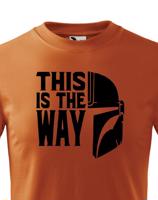 Dětské tričko ze seriálu Mandalorian - This is The Way