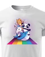 Dětské tričko Zvířátka - originální dárek pro milovníky zvířat