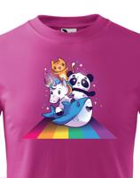 Dětské tričko Zvířátka - originální dárek pro milovníky zvířat