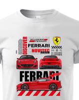 Dětské triko Ferrari Novitec Rosso - triko pro milovníky aut