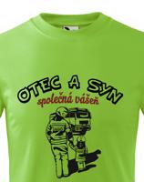 Dětské triko Otec a syn, společná vášeň
