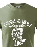Dětské triko Otec a syn, společná vášeň