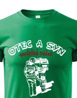 Dětské triko Otec a syn, společná vášeň