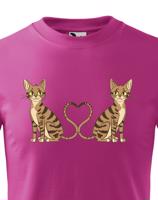 Dětské triko pro milovníky koček - skvělé triko na narozeniny