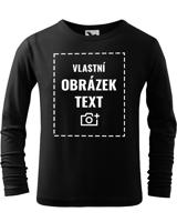 Dětské triko s dlouhým rukávem a vlastním potiskem