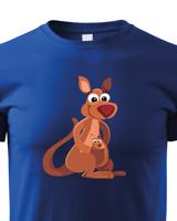Dětské triko s klokanem - triko s motivem klokana na narozeniny či Vánoce