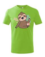 Dětské triko s lenochodem - dárek k narozeninám či Vánocům