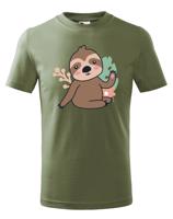 Dětské triko s lenochodem - dárek k narozeninám či Vánocům