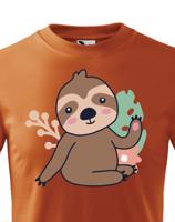 Dětské triko s lenochodem - dárek k narozeninám či Vánocům