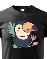 Dětské triko s potiskem Tukana - skvělý dárek na narozeniny či Vánoce.