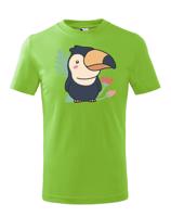 Dětské triko s potiskem Tukana - skvělý dárek na narozeniny či Vánoce.