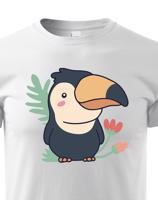 Dětské triko s potiskem Tukana - skvělý dárek na narozeniny či Vánoce.